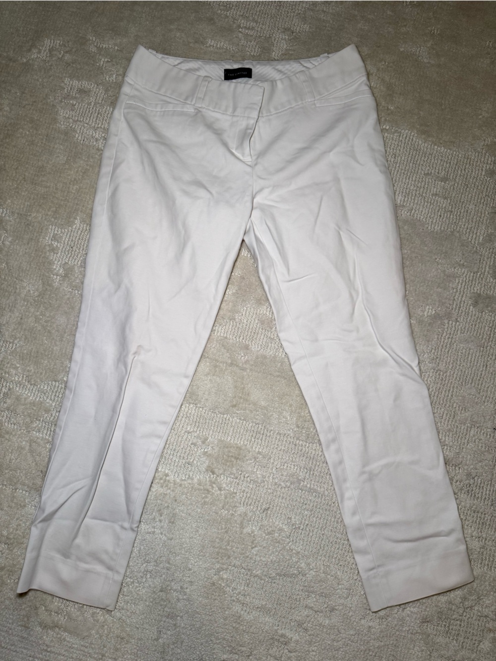 The Limited White Cropped Pant 4R